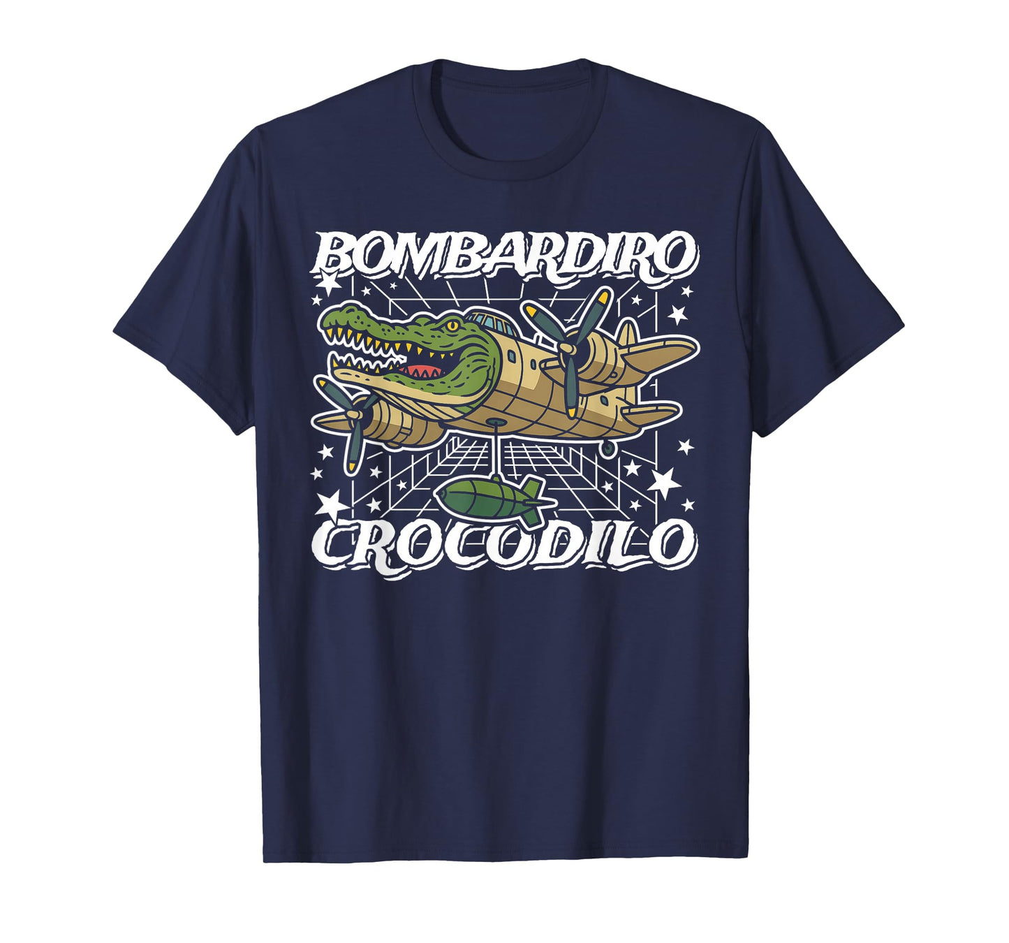 Bombardiro-Crocodilo Italian-Brainrot No Bad Drops on Kids T-Shirt