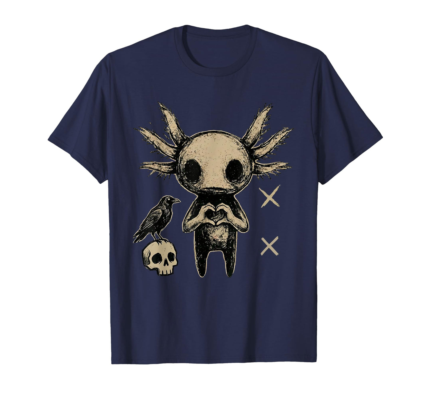 Axolotl Still Emo Raven Goth T-Shirt