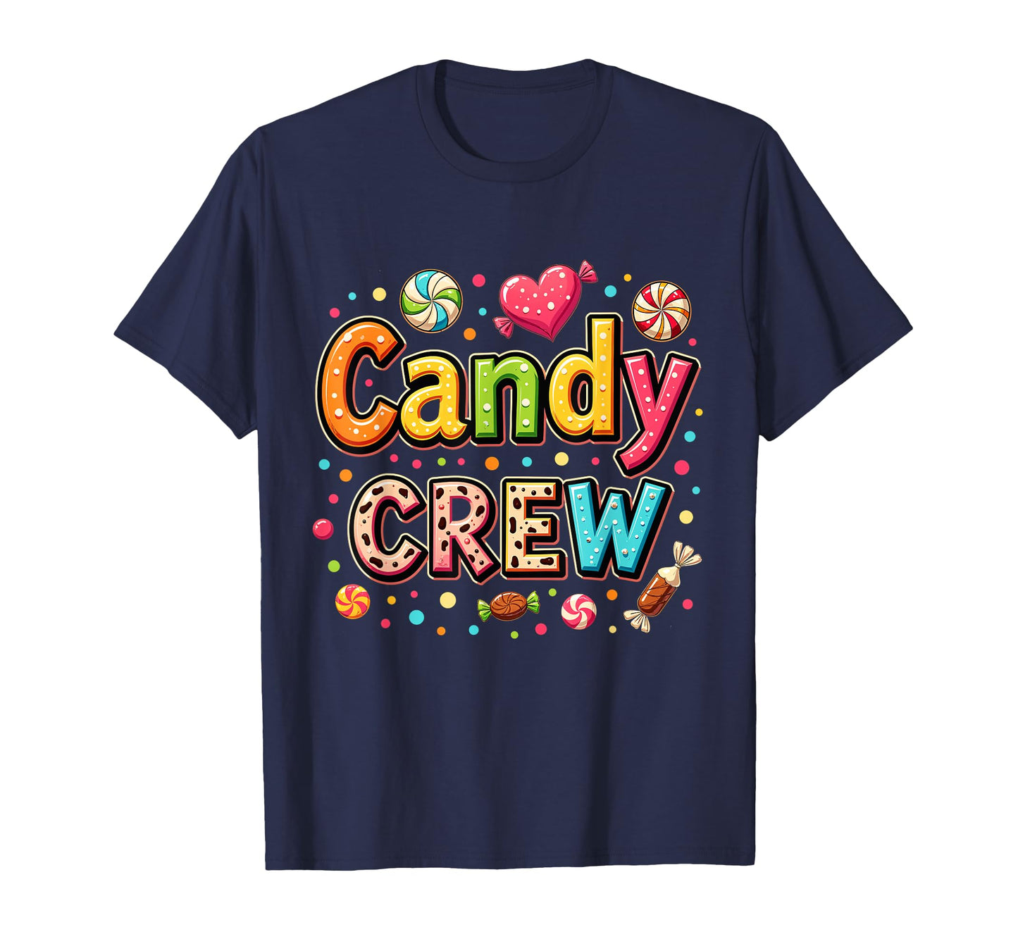 Candy Party Crew Lover Cute Halloween Trick or Treat Outfit T-Shirt