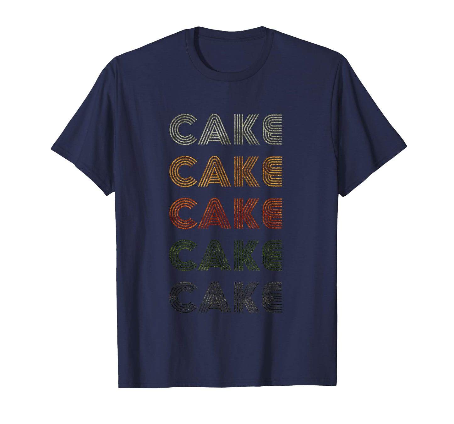 Love Heart Cake Tee Grunge Vintage Style Black Cake T-Shirt