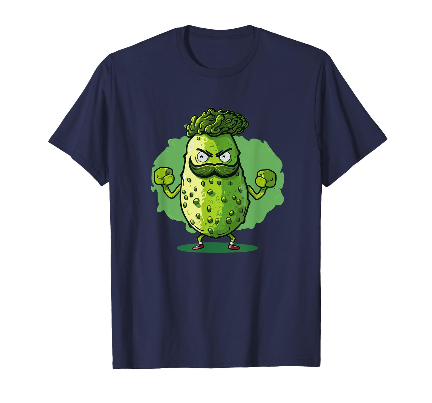 Funny looking pickle outfit with muscle for gym fans T-Shirt