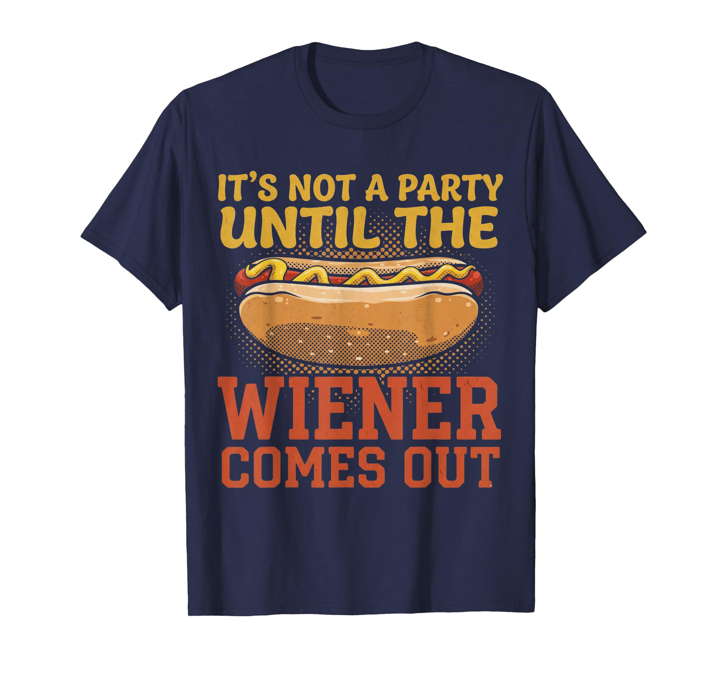 Funny Hot Dog Design for Men Women Hotdog Stand Gag Hot Dog T-Shirt