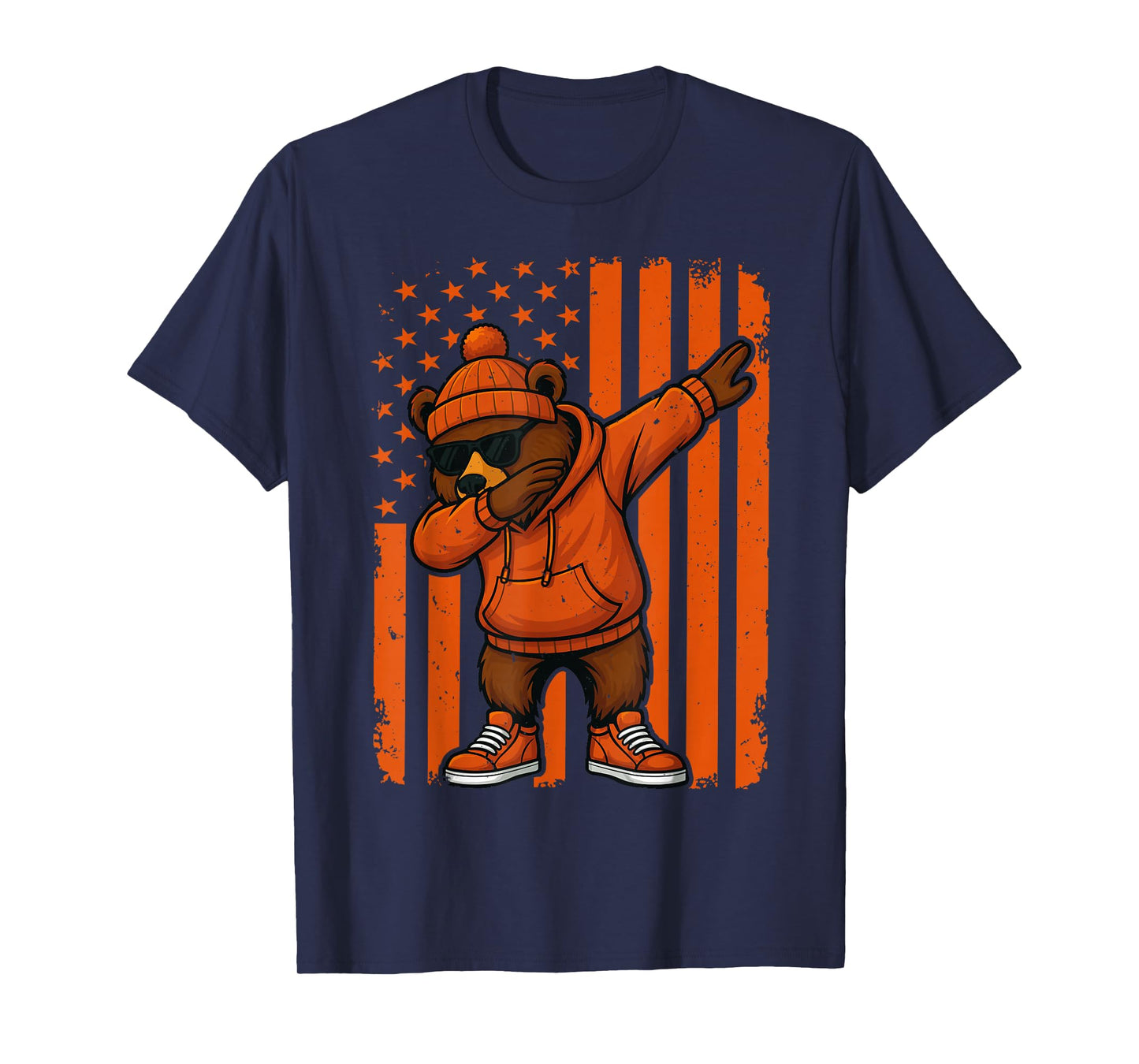 Vintage Dabbing Bear Graphic for Men Women Boys Girls Kids T-Shirt