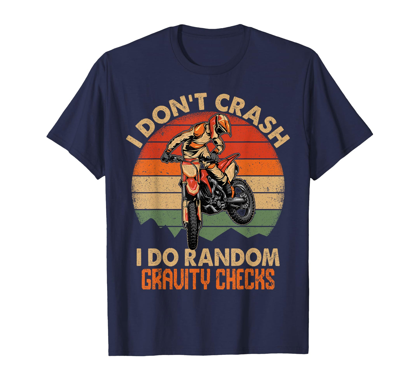 Funny Dirt Bike Shirt Boys MEn Motocross Dirt Bike Rider T-Shirt