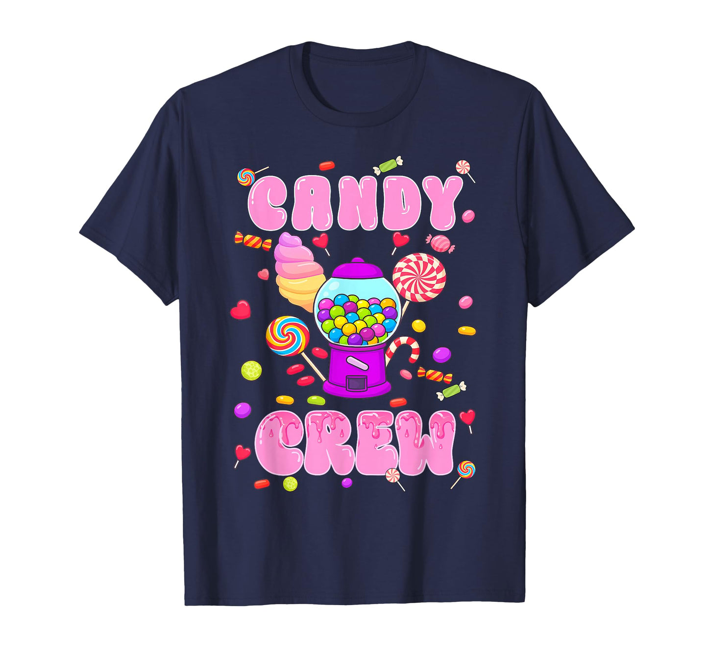 Candy Crew Candy Land Decorations Sweetie Candy Squad Kids T-Shirt