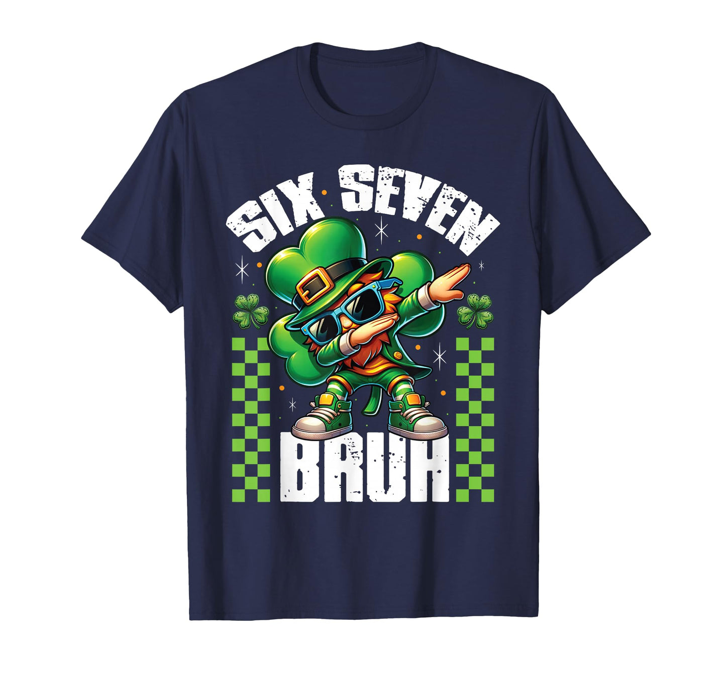 67 Six Seven Funny 6 7 Meme St Patricks Day Leprechaun 67 T-Shirt