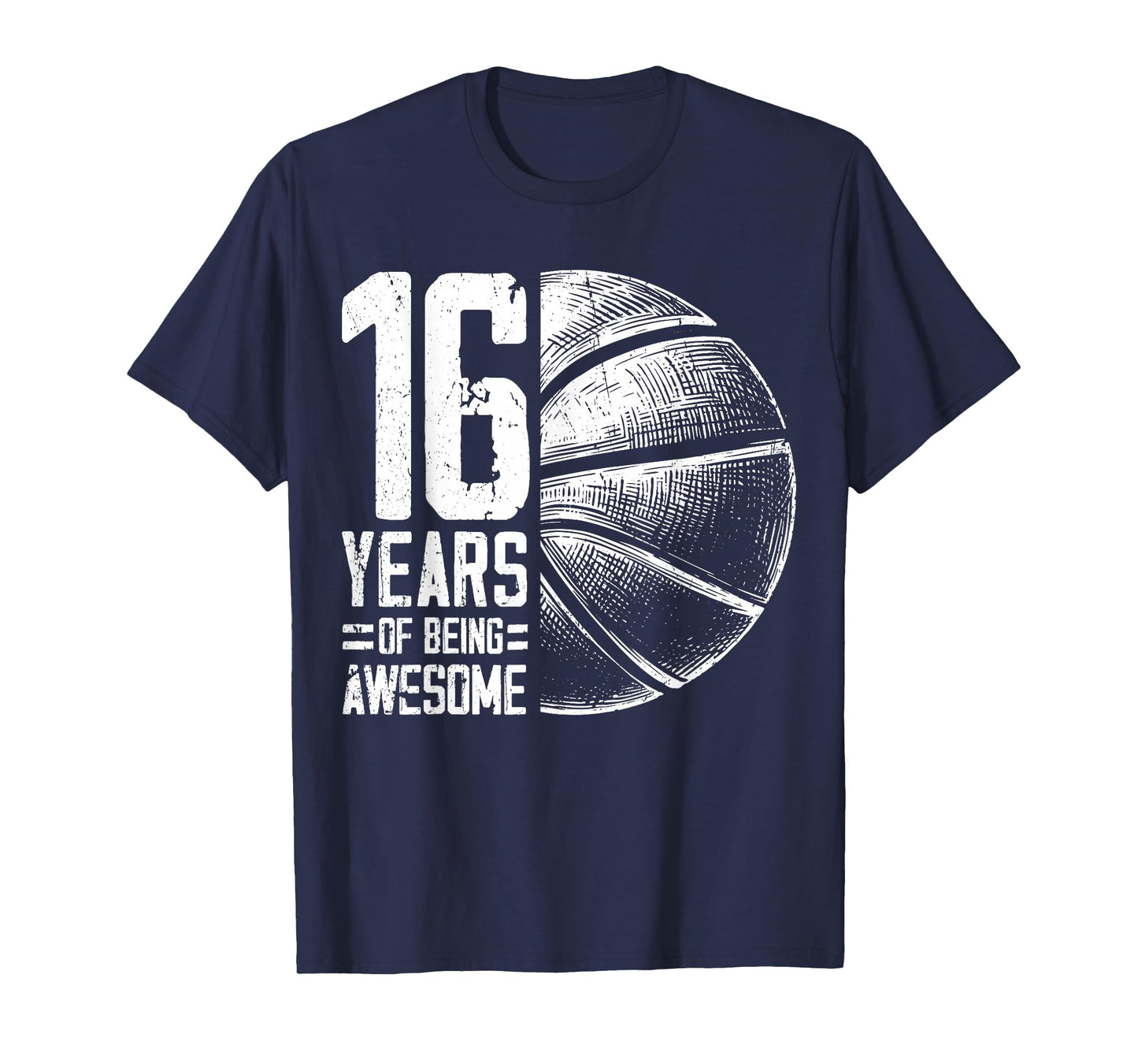 16th Birthday Boys Basketball Player Basketball 16 Years Old T-Shirt