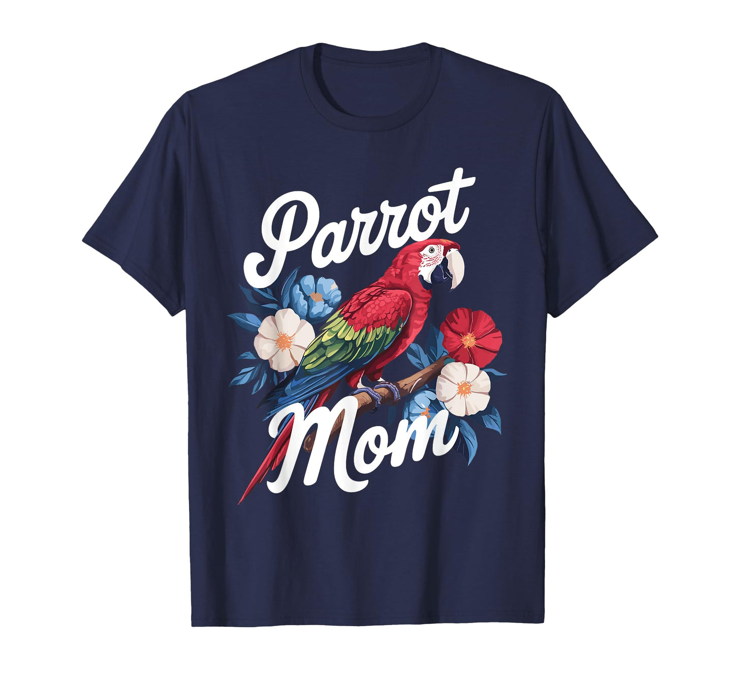 Cool Parrot Art For Women Girls Tropical Bird Parrot Lovers T-Shirt