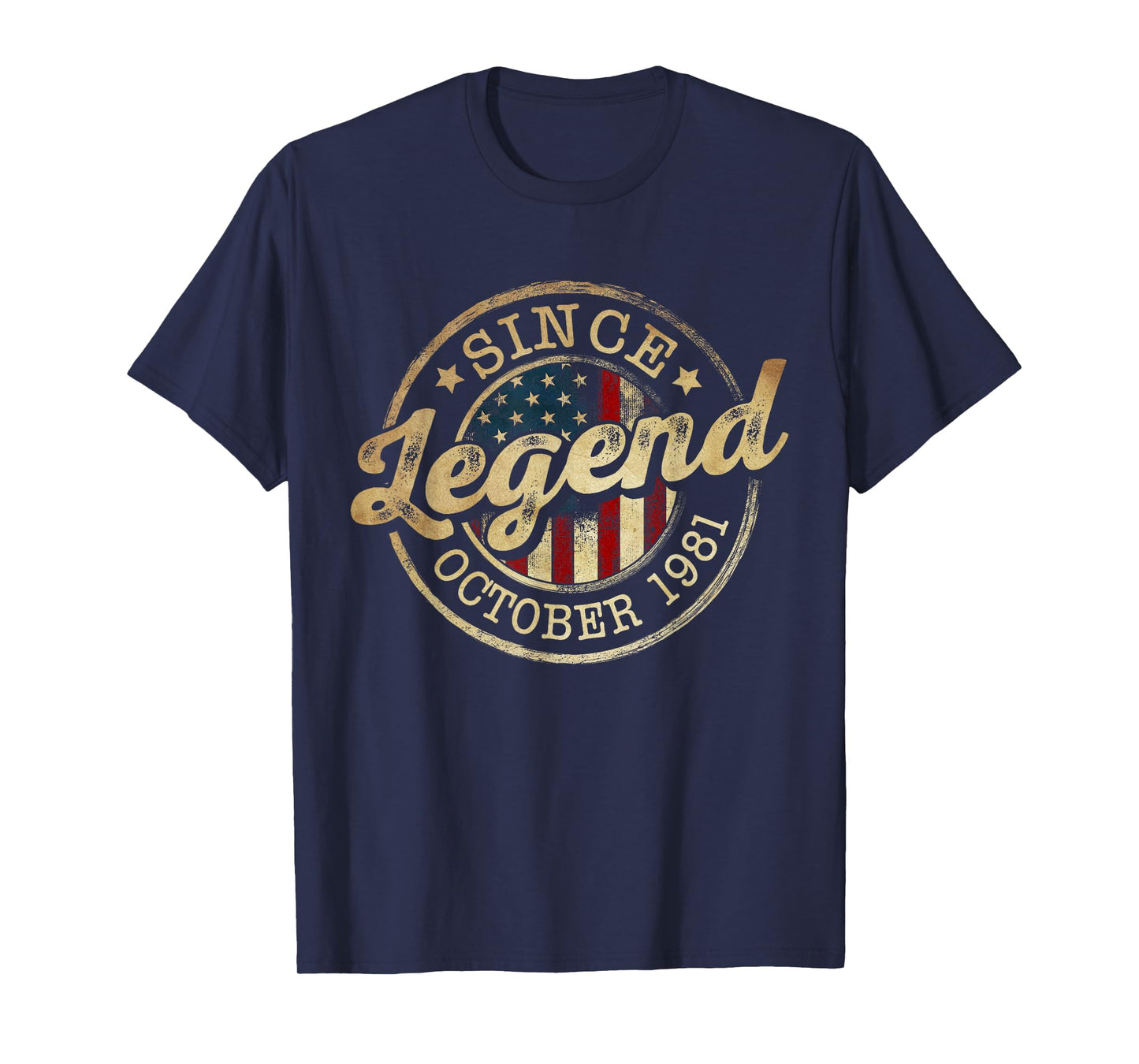 Legend Since October 1981 Vintage 44th Birthday Classic T-Shirt