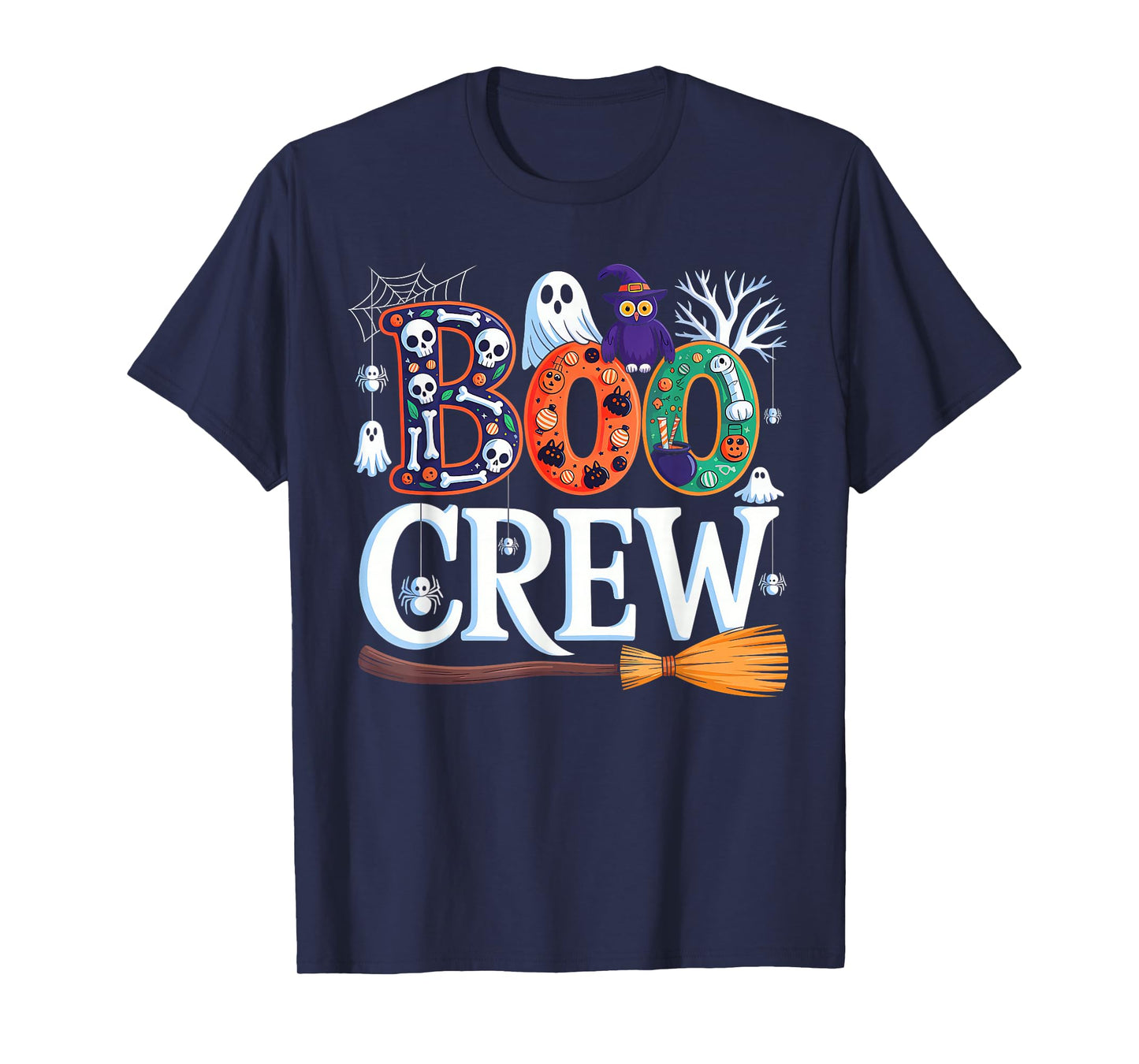 Halloween Boo Crew Funny Halloween Costume for Men Women Kid T-Shirt