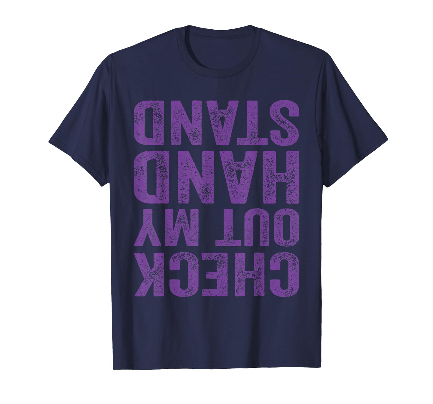 Check Out My Handstand Gymnast Yoga Funny Boys Gymnastics T-Shirt