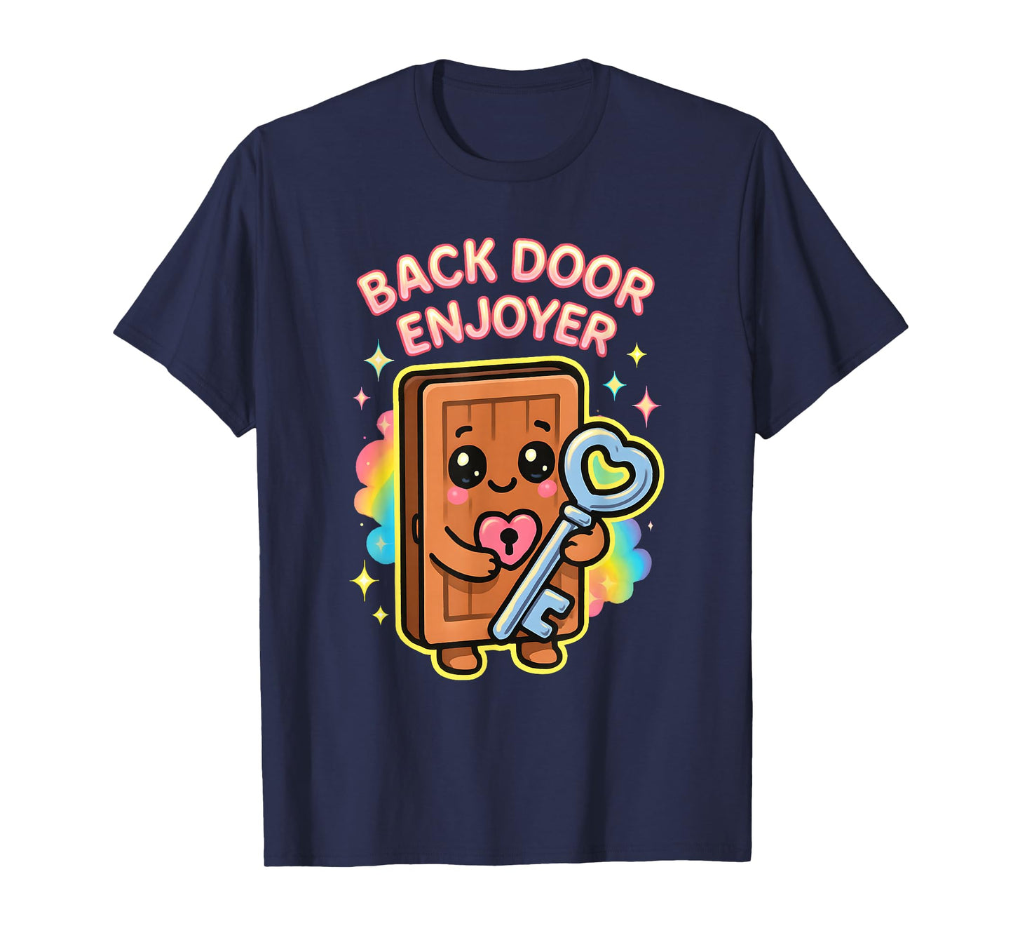 Backdoor Enjoyer Raunchy Funny Airport Vacation Men Women T-Shirt