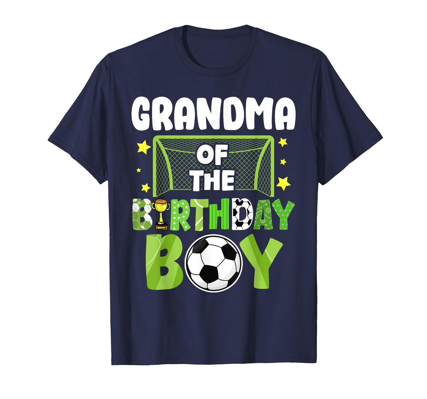 Soccer Grandma Birthday Boy Party Soccer Family Matching T-Shirt