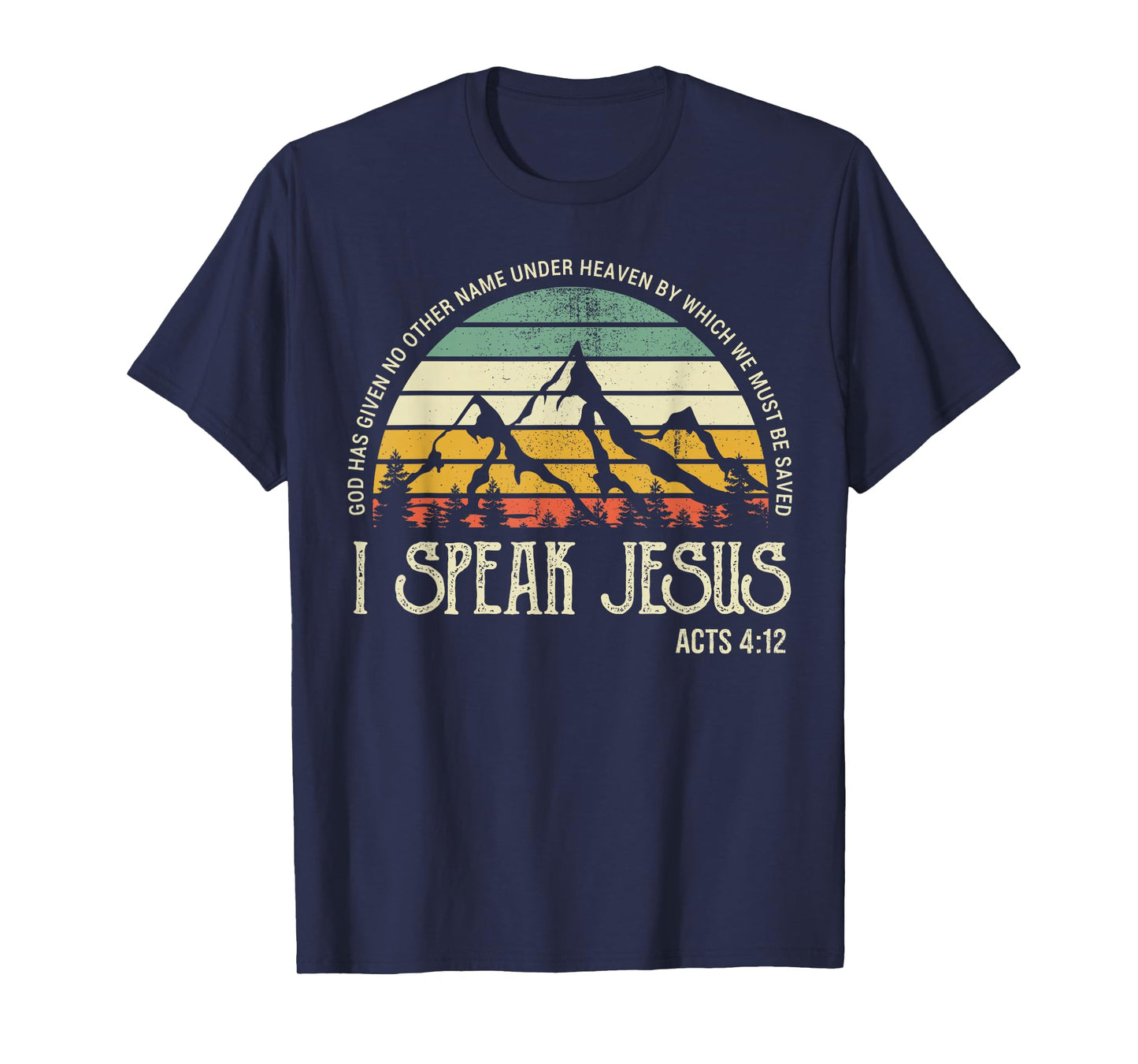 I Speak to Jesus Christ Faith Christians Bible Motivational T-Shirt