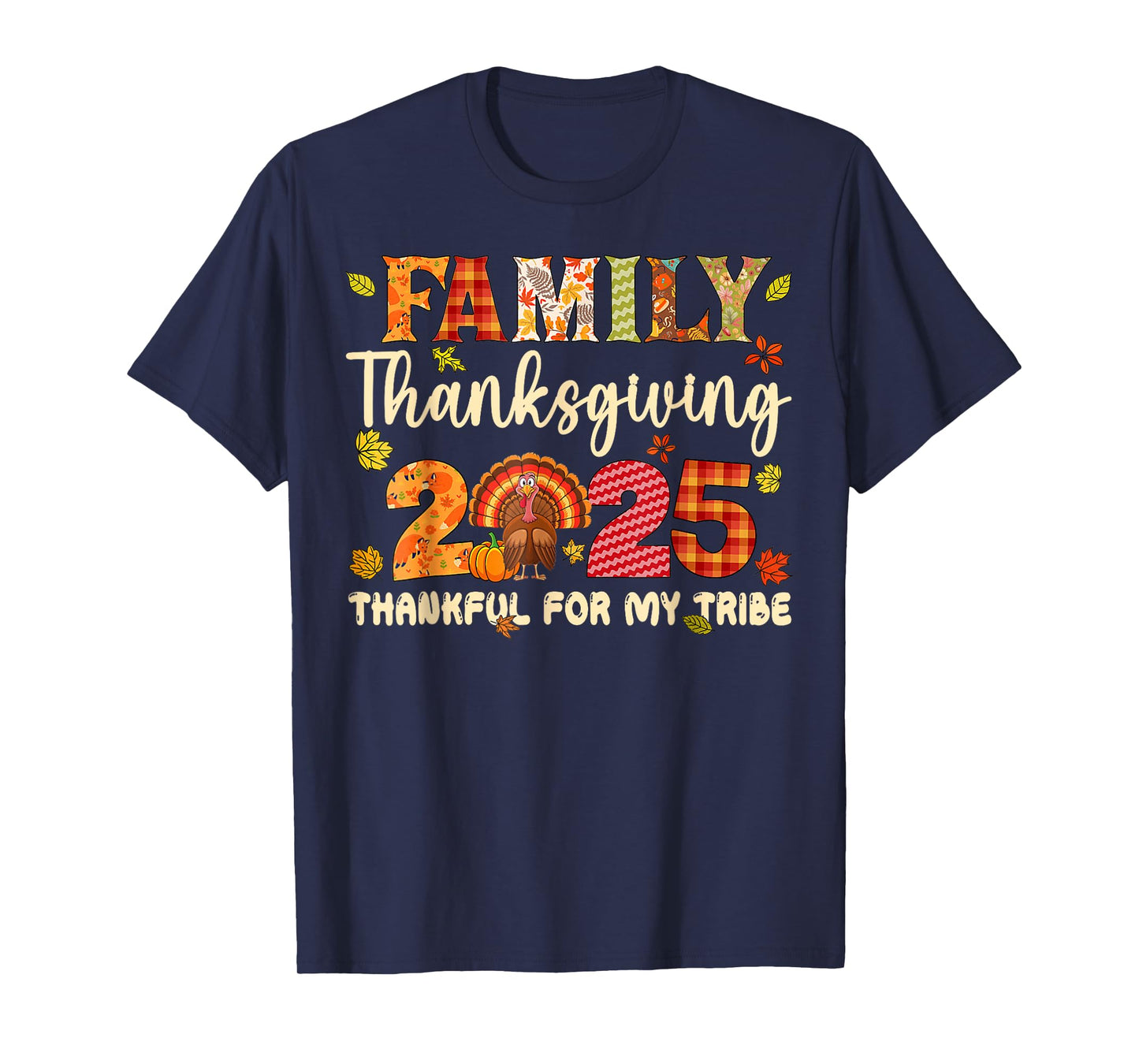 Family Thanksgiving 2025 Crew Thanksgiving Matching Group T-Shirt