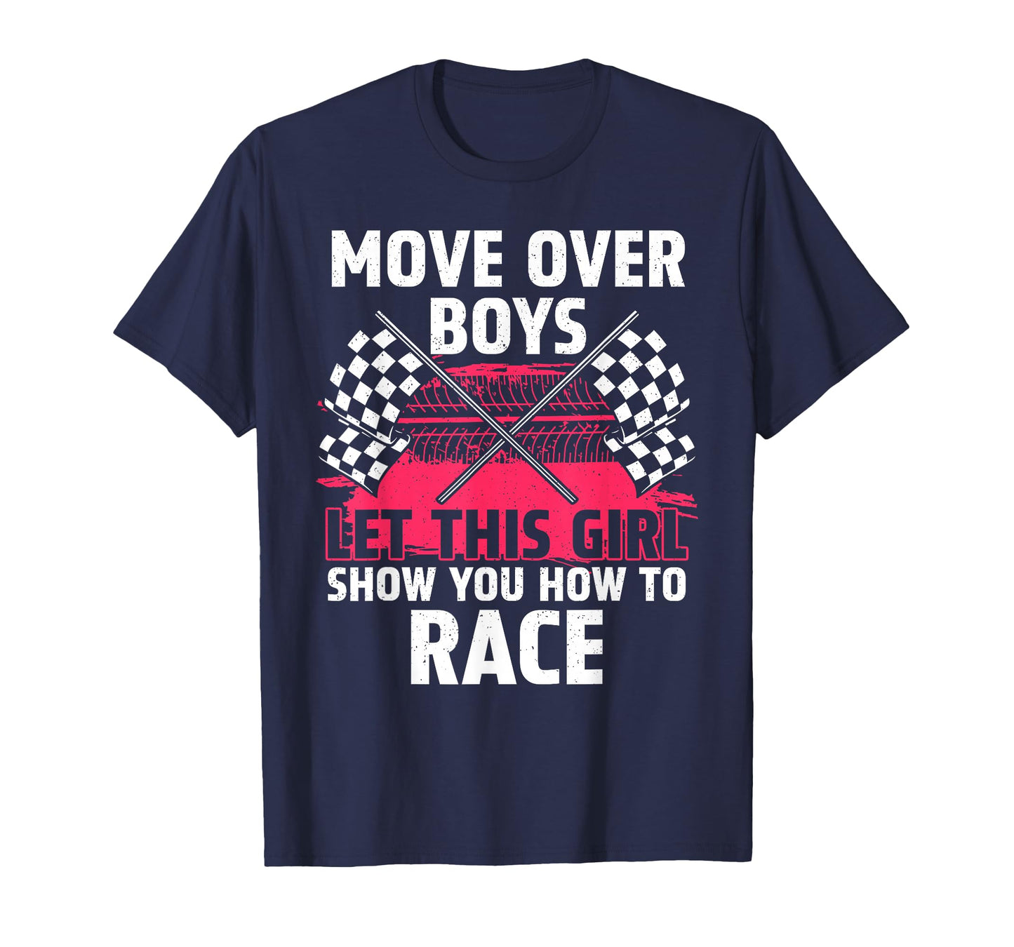 Car Racing Art For Women Girls Race Track Race Car Driver T-Shirt