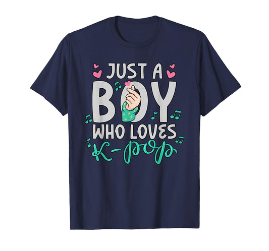 Just a Boy Who Loves K-Pop Fandom Celebration T-Shirt