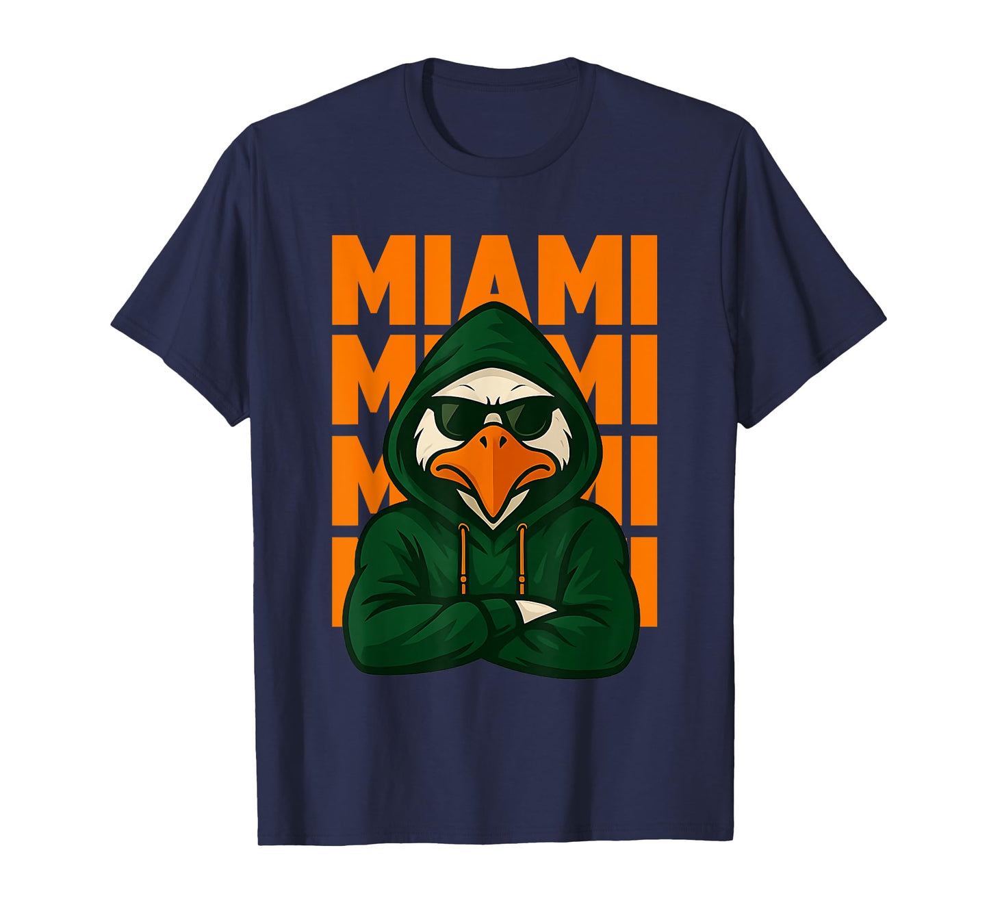 Retro Miami Vibes Animal Vintage for Men Women T-Shirt