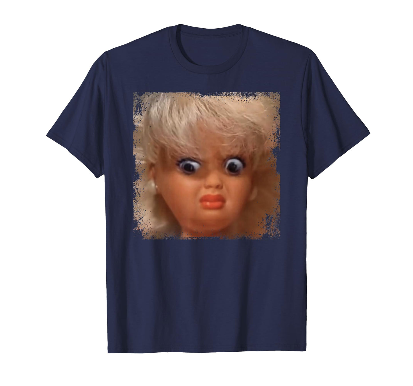 Funny Doll Face Meme T-Shirt