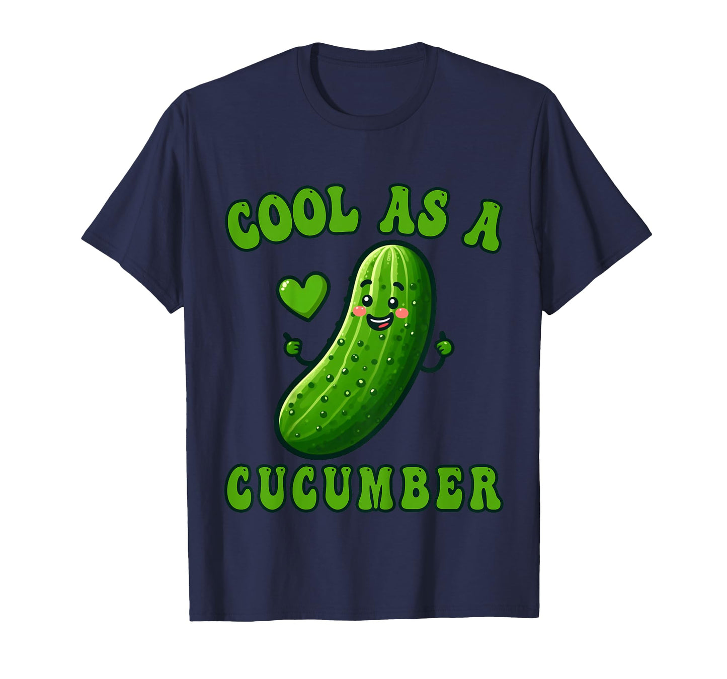 Kids Cool as a Cucumber Costume Funny Cucumber kids girls Novelty T-Shirt