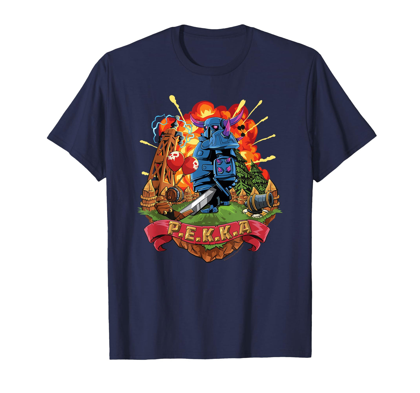 Clash of Clans P.E.K.K.A. Epic Explosion Logo T-Shirt
