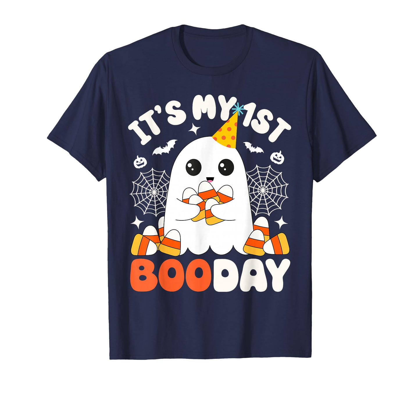 It's My 1st Boo Day, Funny Halloween Ghost 1st Birthday Boy T-Shirt