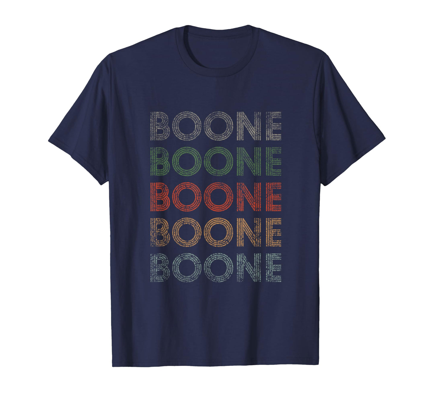 Boone First Name Grunge Style Vintage Retro T-Shirt
