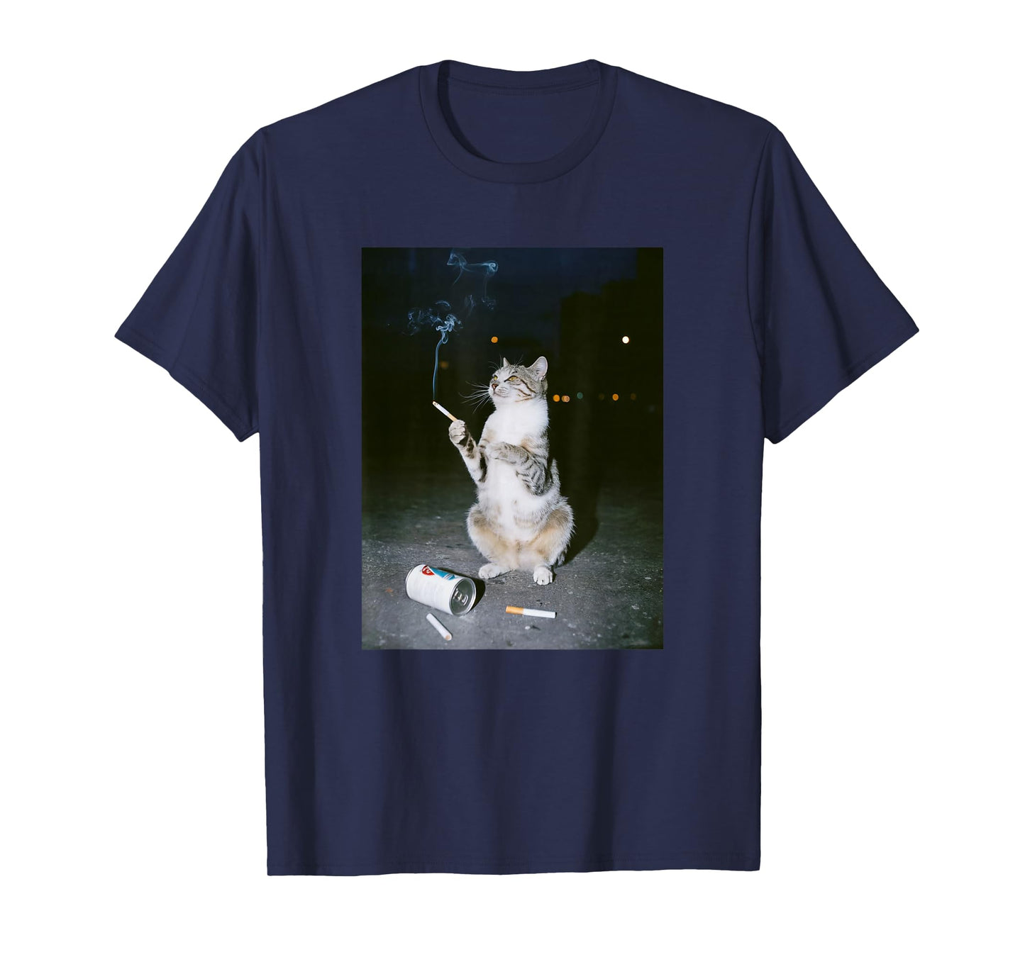 Street Gangster Cats Meme Cat Lovers Funny Memes Brainrot T-Shirt