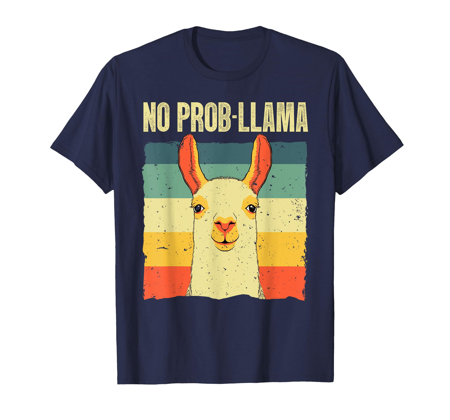 Cool Llama For Men Women No Prob Llama Alpaca Farming Animal T-Shirt