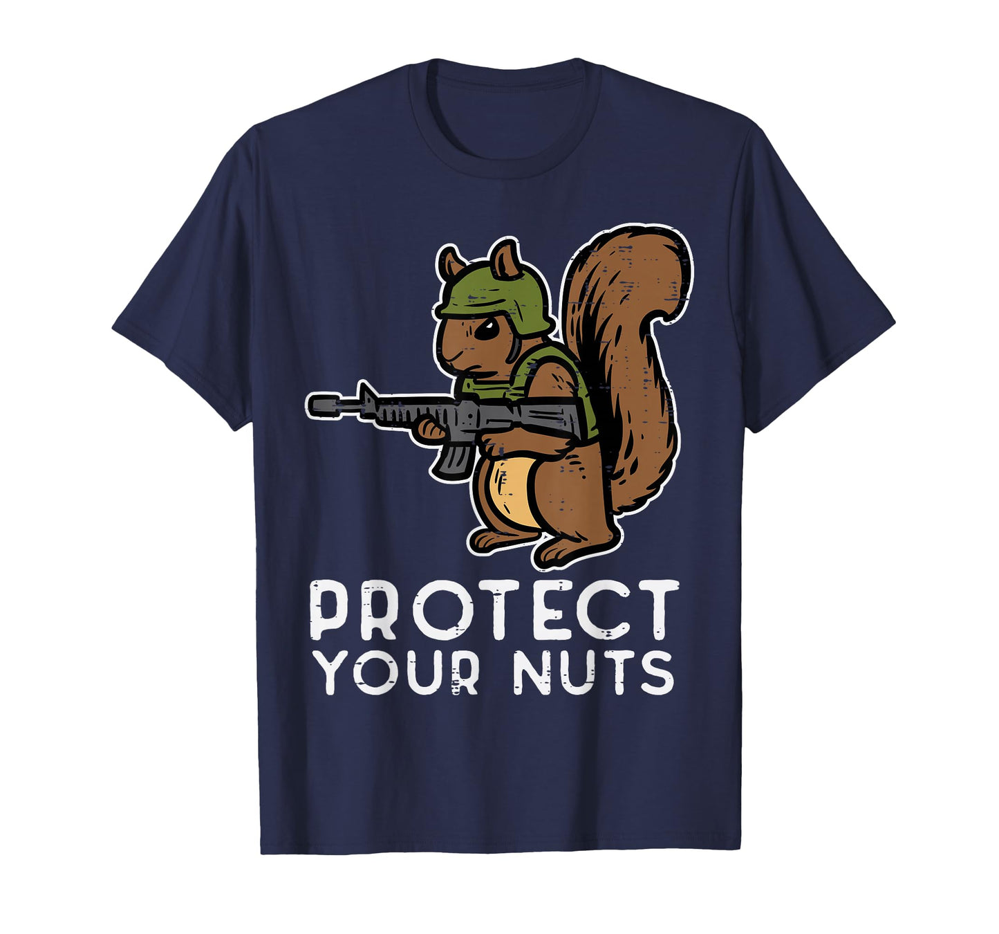 Squirrel Protect Your Nuts Funny Chipmunk Men Women Boy Kids T-Shirt