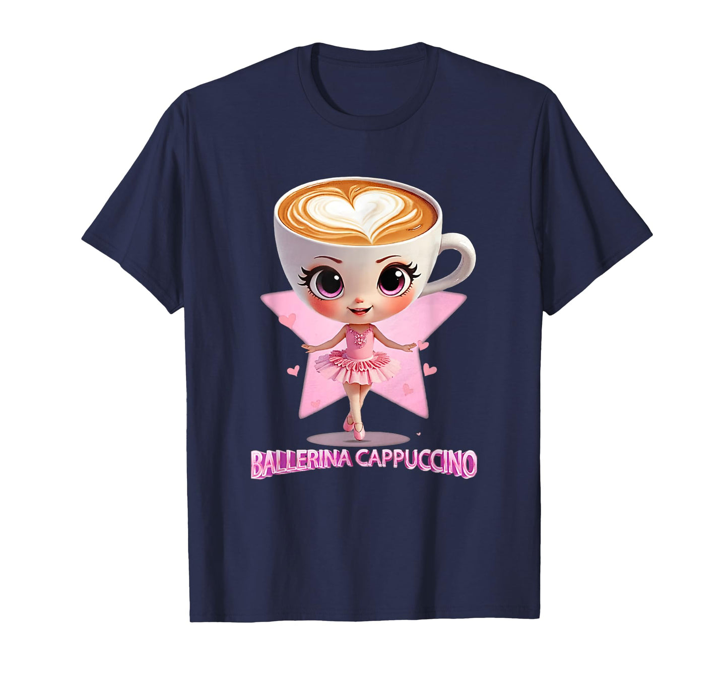 Ballerina Cappuccina Italian Brainrot Funny Cappuccino Meme T-Shirt