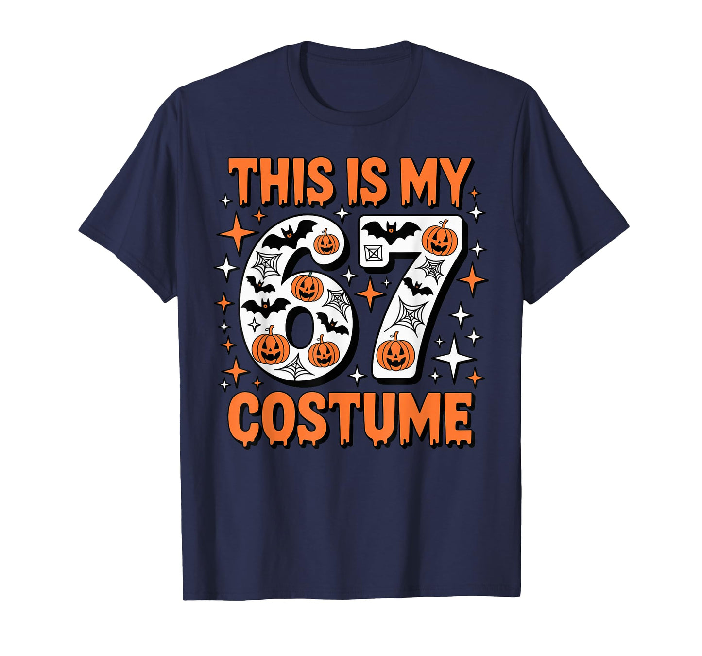 This is My 67 Costume 6 7 Meme Gen Alpha Halloween Six Seven T-Shirt