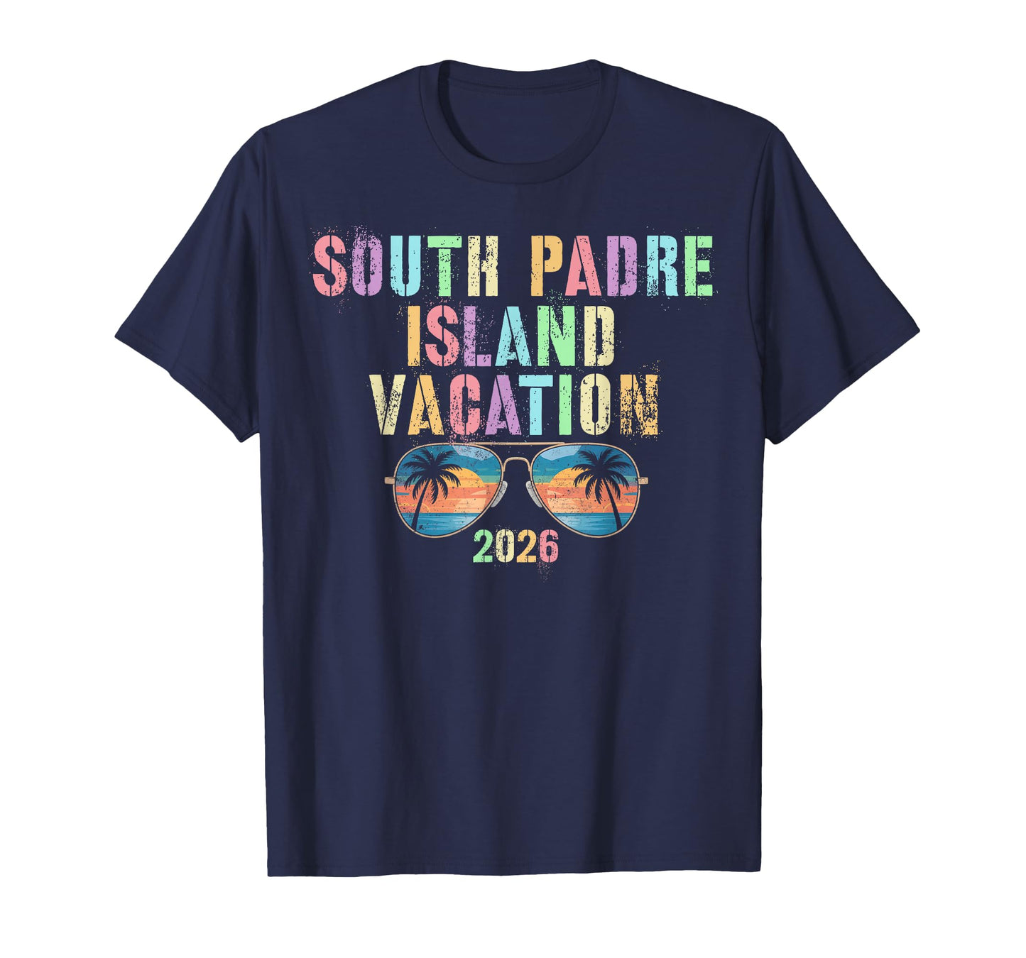 Vintage South Padre Island Vacation 2026 Vacay Swim Travel T-Shirt