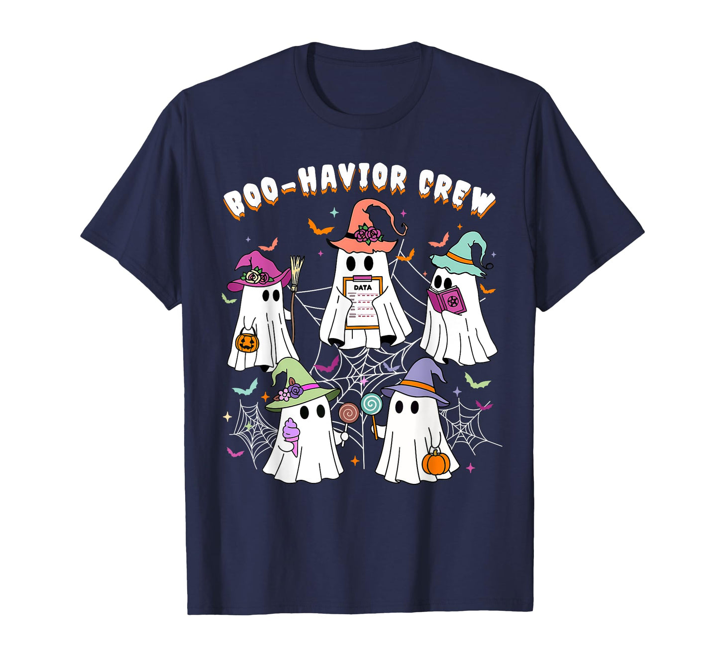 Boo-Havior Crew Behavior Analyst ABA Funny Ghost Halloween T-Shirt