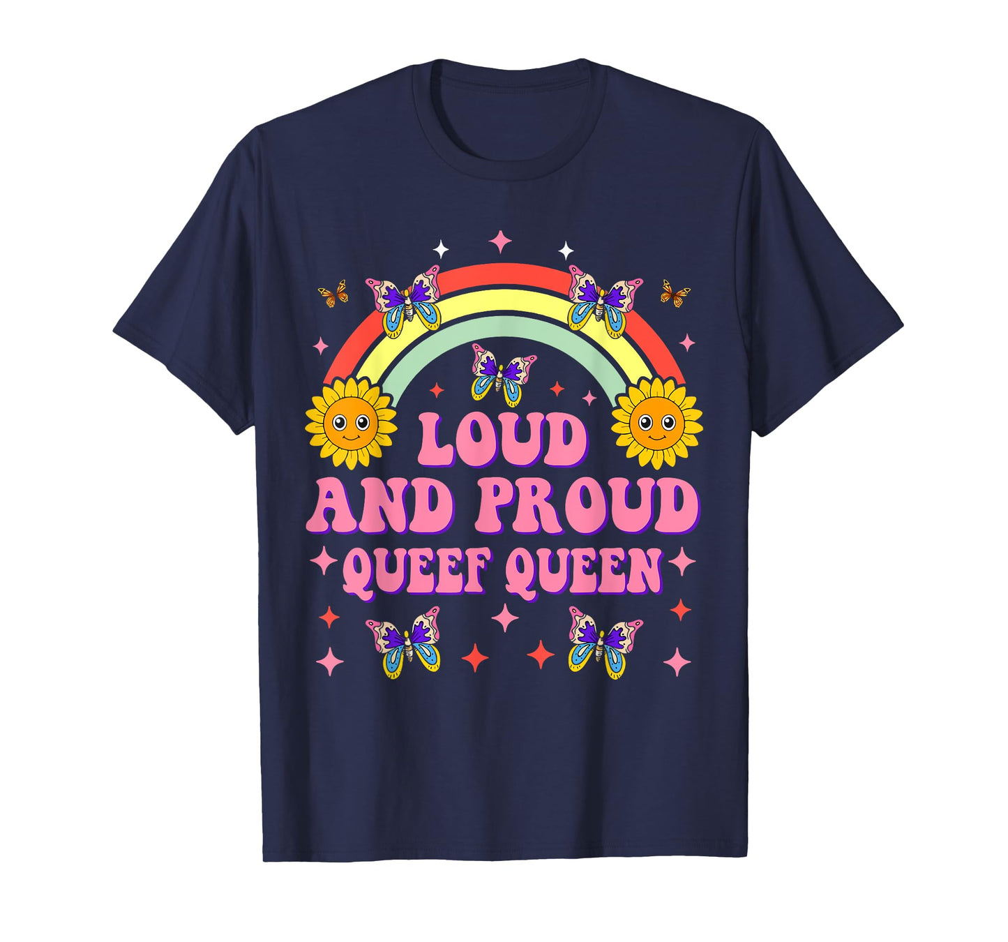 Queef Queen Embarrassing Adult Women Inappropriate Queefing T-Shirt