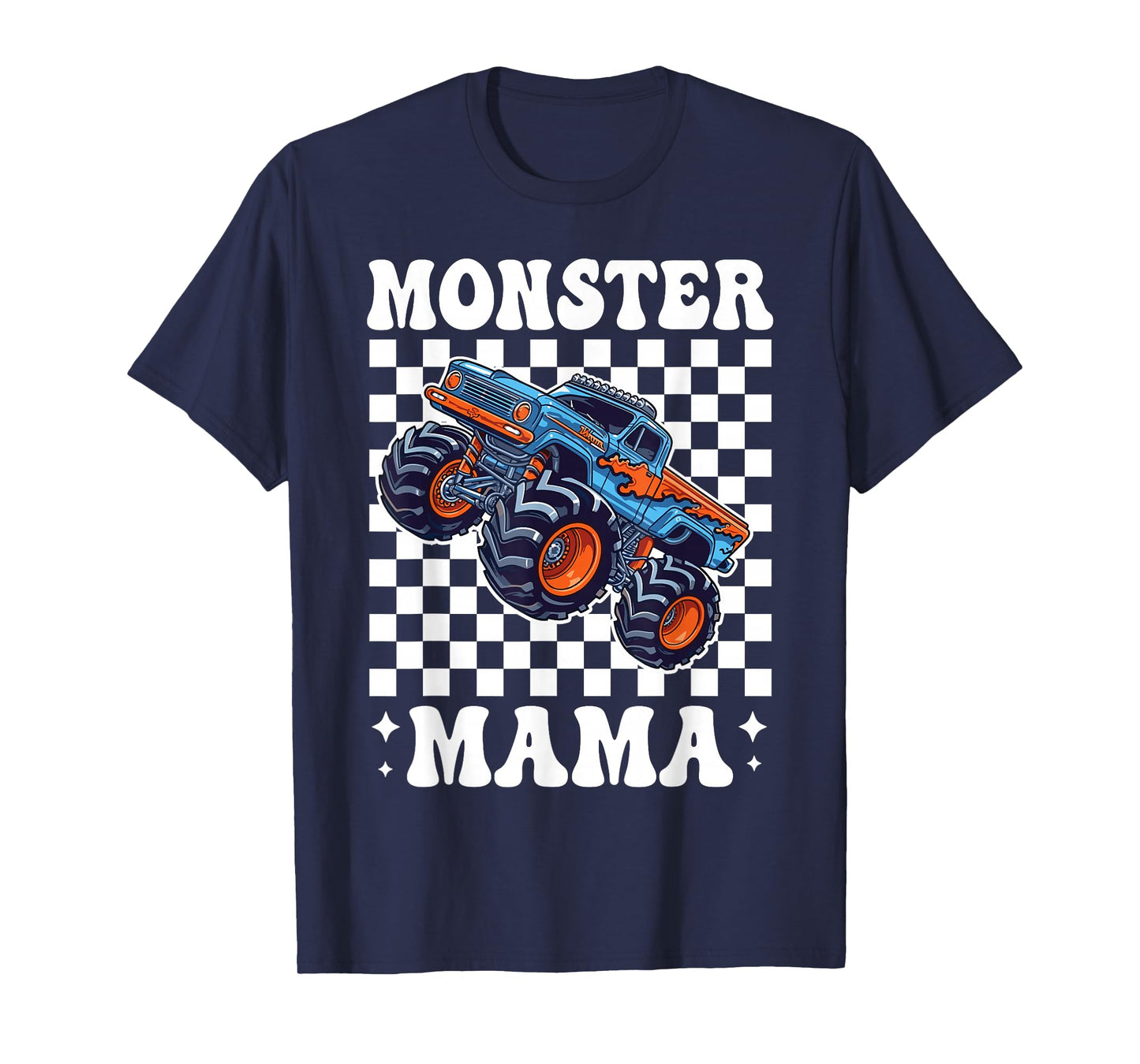 Monster Truck Mama Family Matching Monster Trucks Birthday T-Shirt