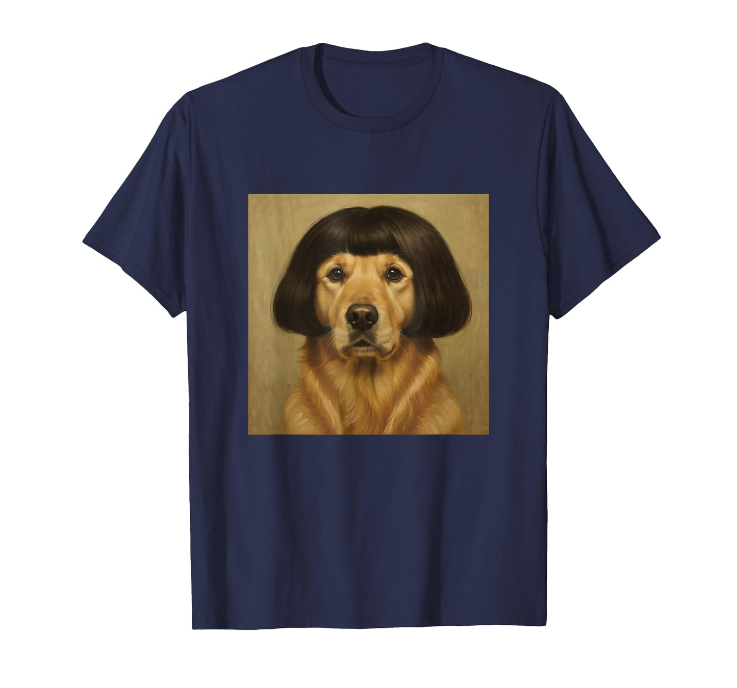 Funny Golden Retriever Bob Haircut Dog Meme Men Women Kids T-Shirt