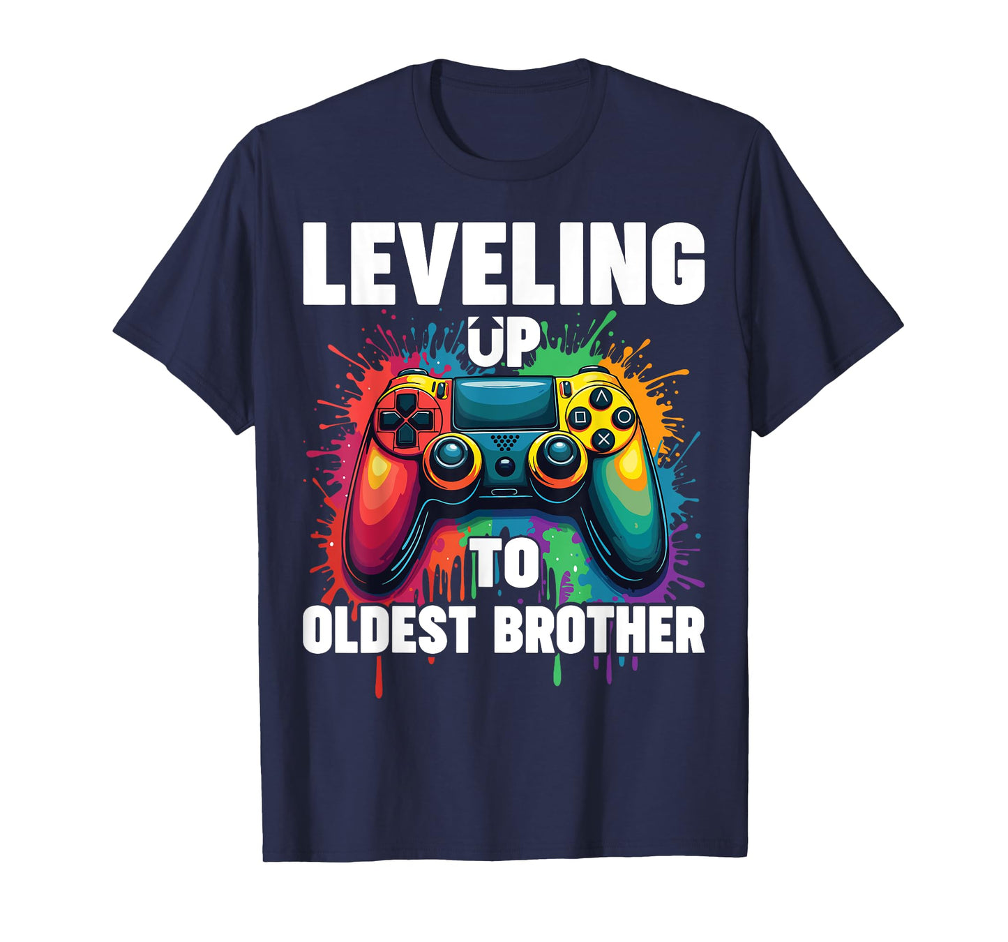 Gender Reveal Gamer Leveling Up To Oldest Brother T-Shirt