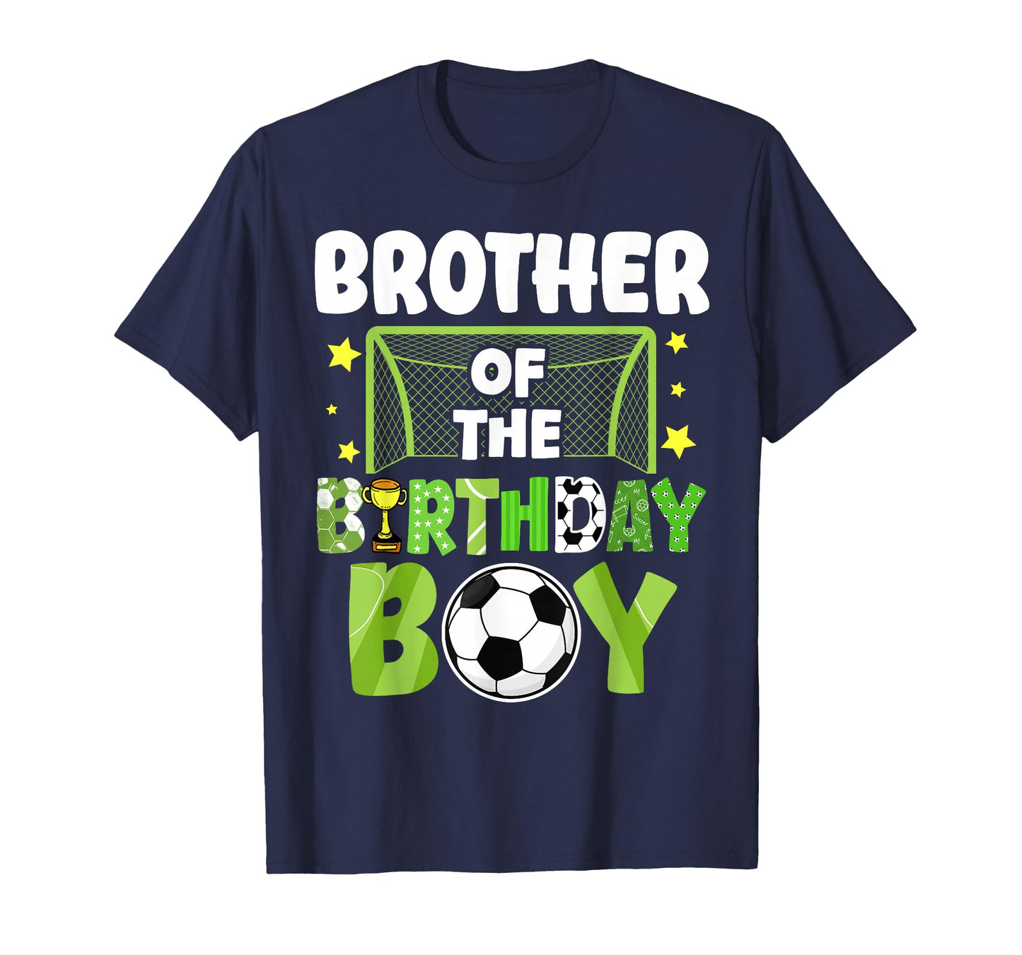 Soccer Brother Birthday Boy Party Soccer Family Matching T-Shirt