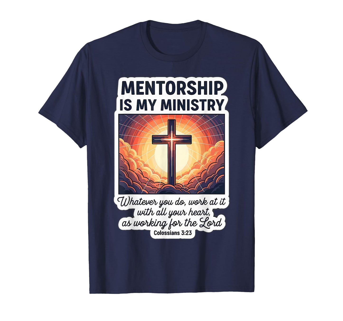 Christian Mentor Mentorship is My Ministry Mentoring Jesus T-Shirt