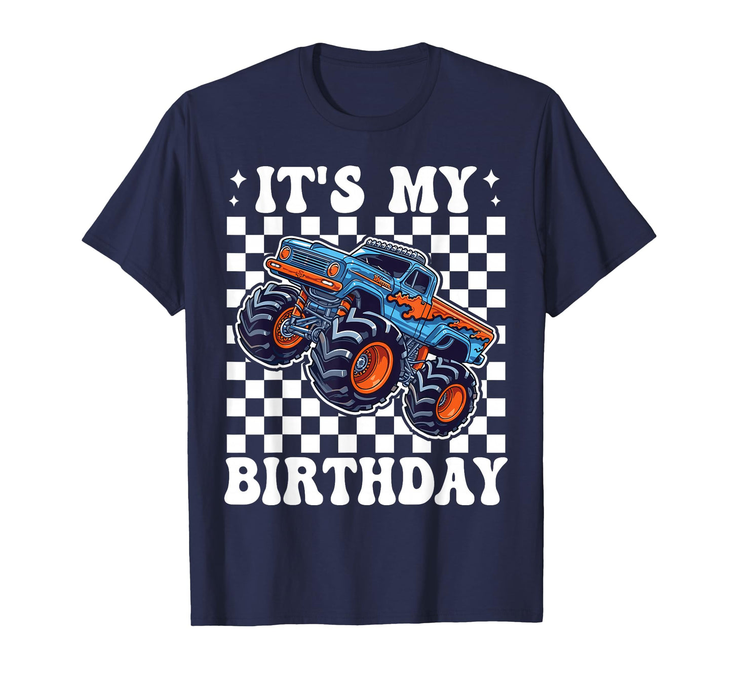 It's My Birthday Monster Truck Car Gifts Birthday Boys T-Shirt