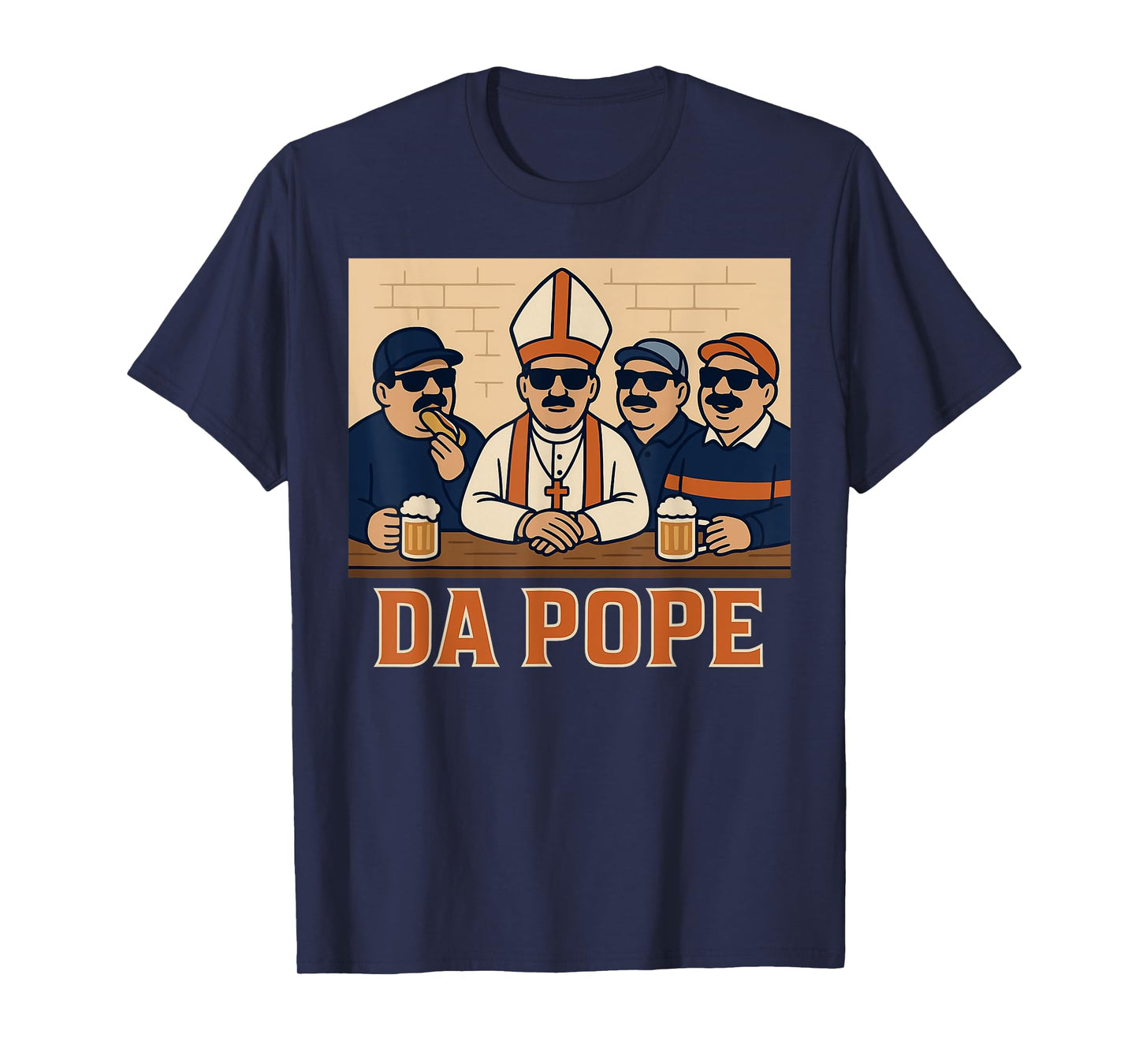 Da Pope - Funny Chicago Fans Habemus Papam Leo XIV CHI USA T-Shirt