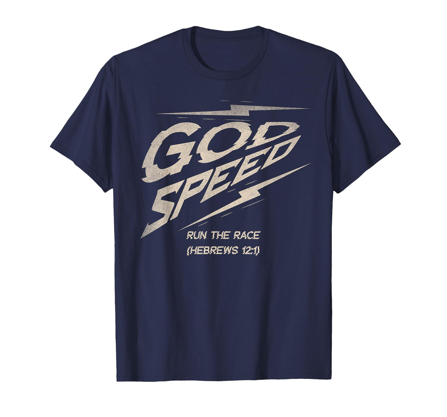 God Speed Run The Race Running Tee T-Shirt