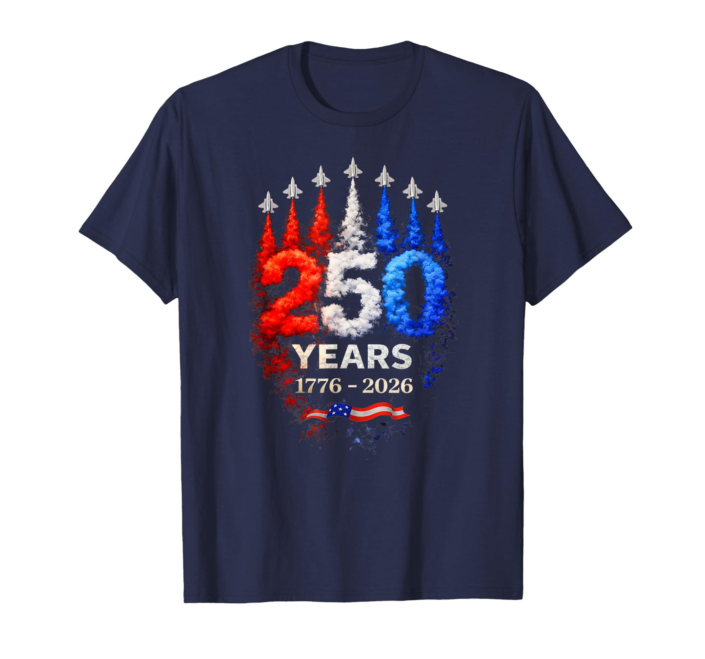 250 Anniversary USA Shirt Patriotic July 4th American Flag T-Shirt