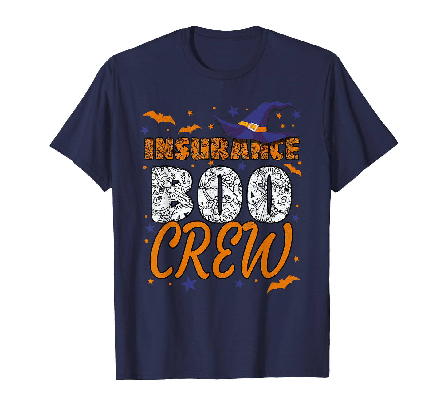 Insurance Boo Crew Halloween Insurance Agent Matching T-Shirt
