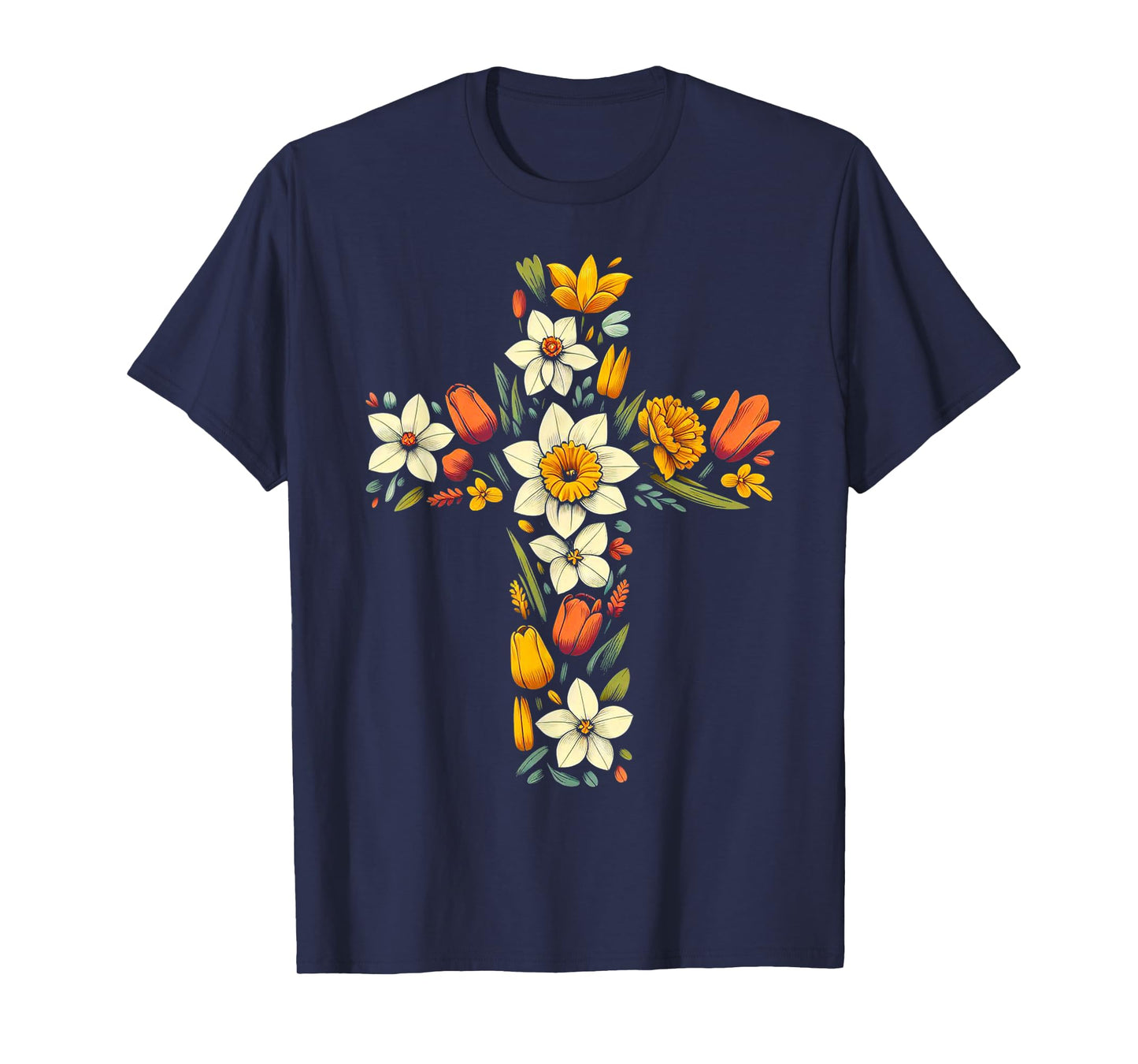 Christian Design Cross Faith Bible Jesus Christ Religion Art T-Shirt