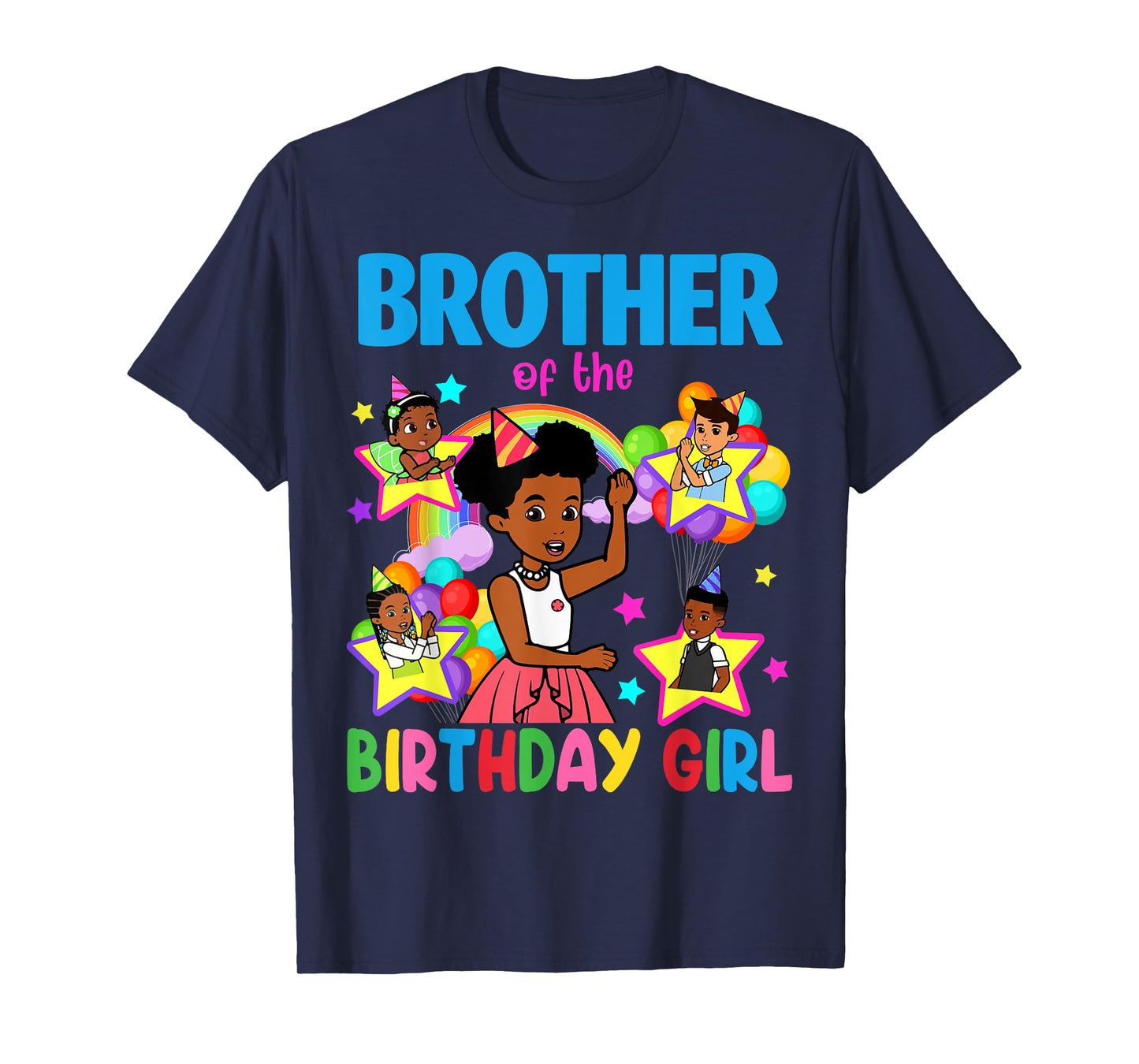 Bbrother Of Birthday Girl Gracie Birthday Dolls Girl Party T-Shirt