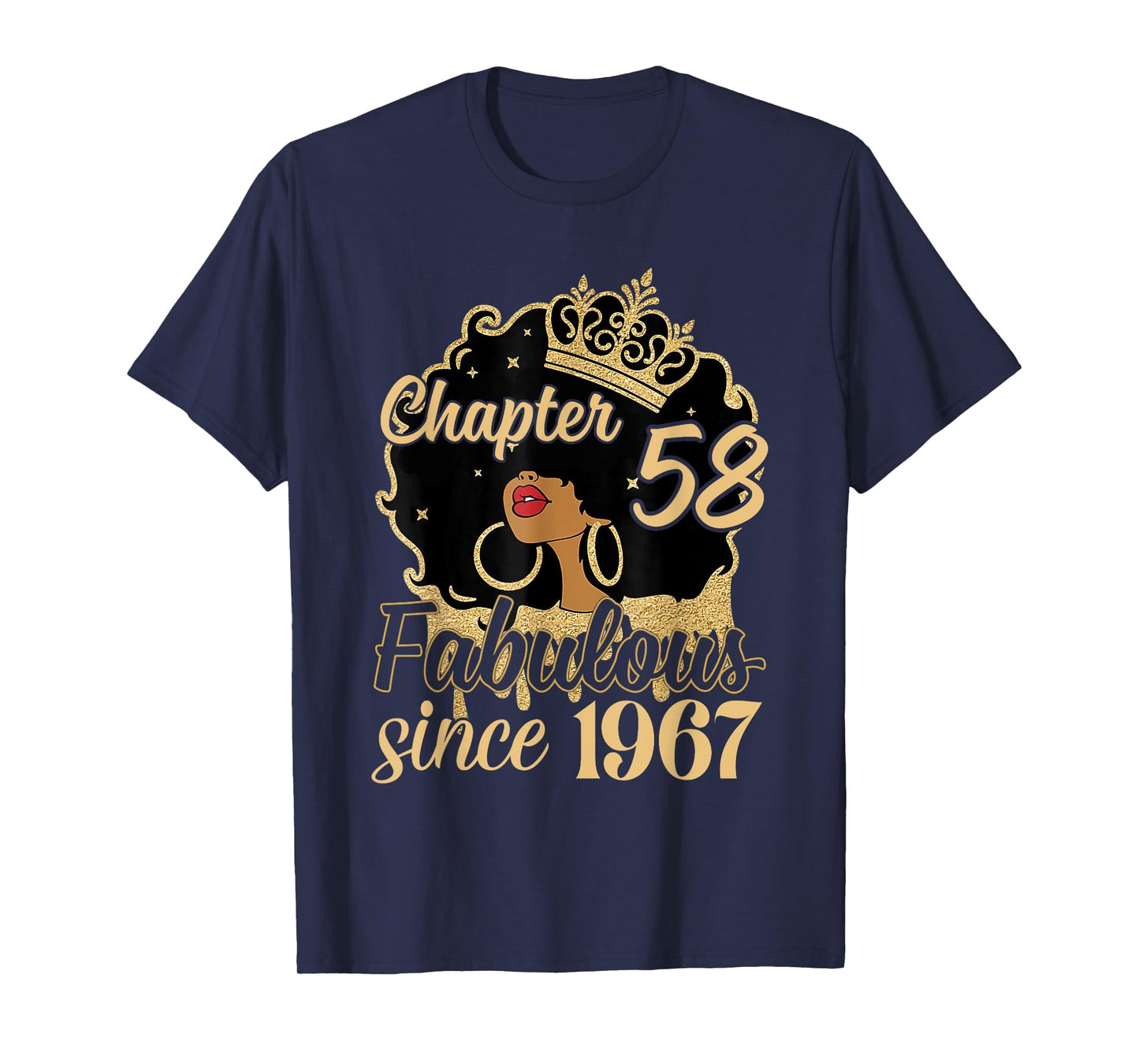 Chapter 58 Fabulous Since 1967 58th Birthday for Girls Women T-Shirt