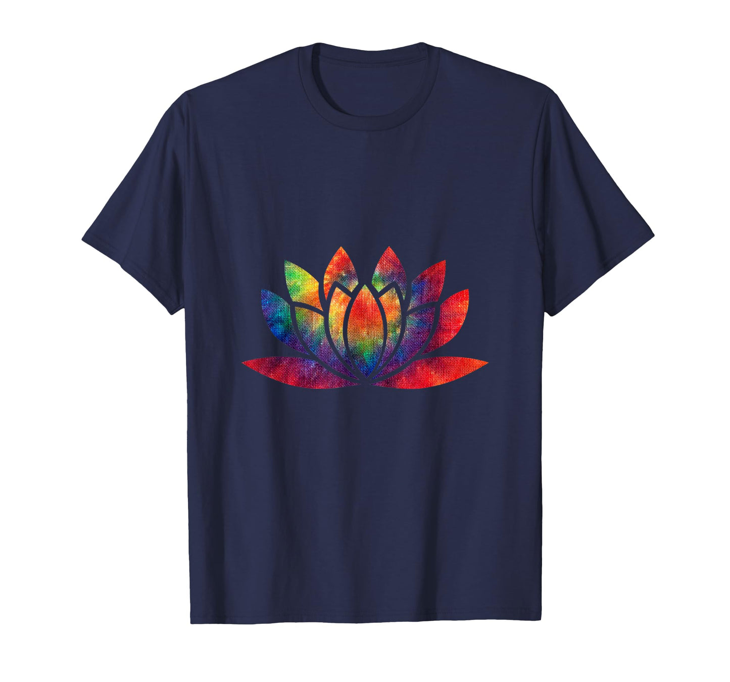 Tie Dye Lotus Flower Tie Dyed Spiritual Groovy Hamsa T Shirt T-Shirt