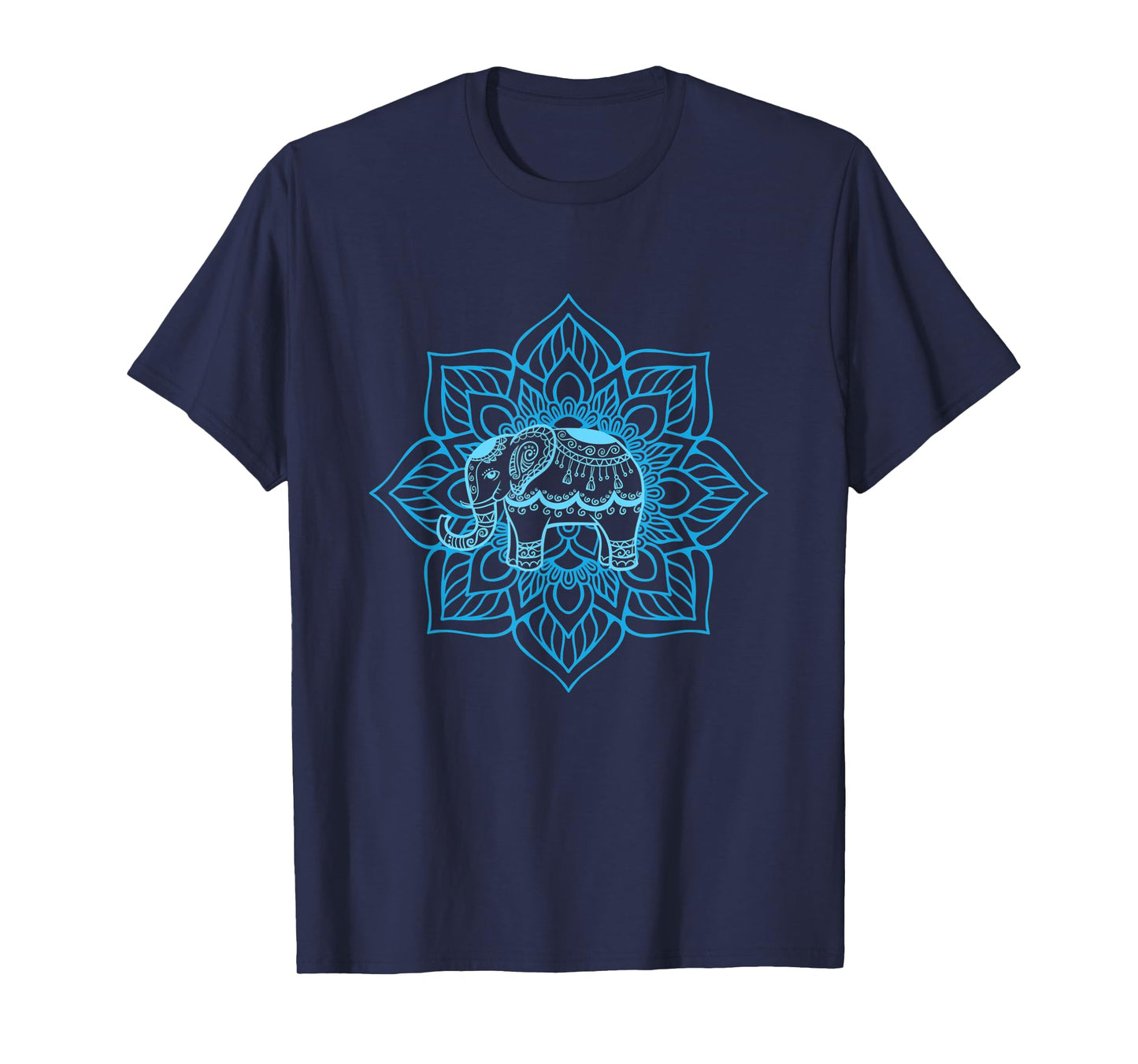 Water Elephant Mandala | Spiritual New Age Buddhist Yoga T-Shirt